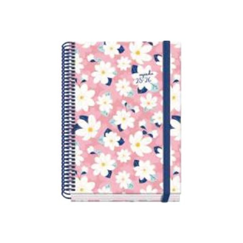 8421938520378-Dohe Prime Chamomile - Agenda - 2025 - 2026 - semainier - reliure à spirale - A5 (150 x 210 mm) - 72 feuilles - carton -P_405247012_1-0