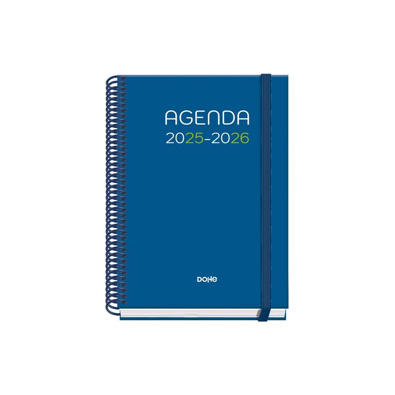 8421938520477-Dohe Prime - Agenda - 2025-2026 - 1 jour par page - reliure à spirale - A5 (150 x 210 mm) - 144 feuilles - logic - carton -P_405247059_3-1