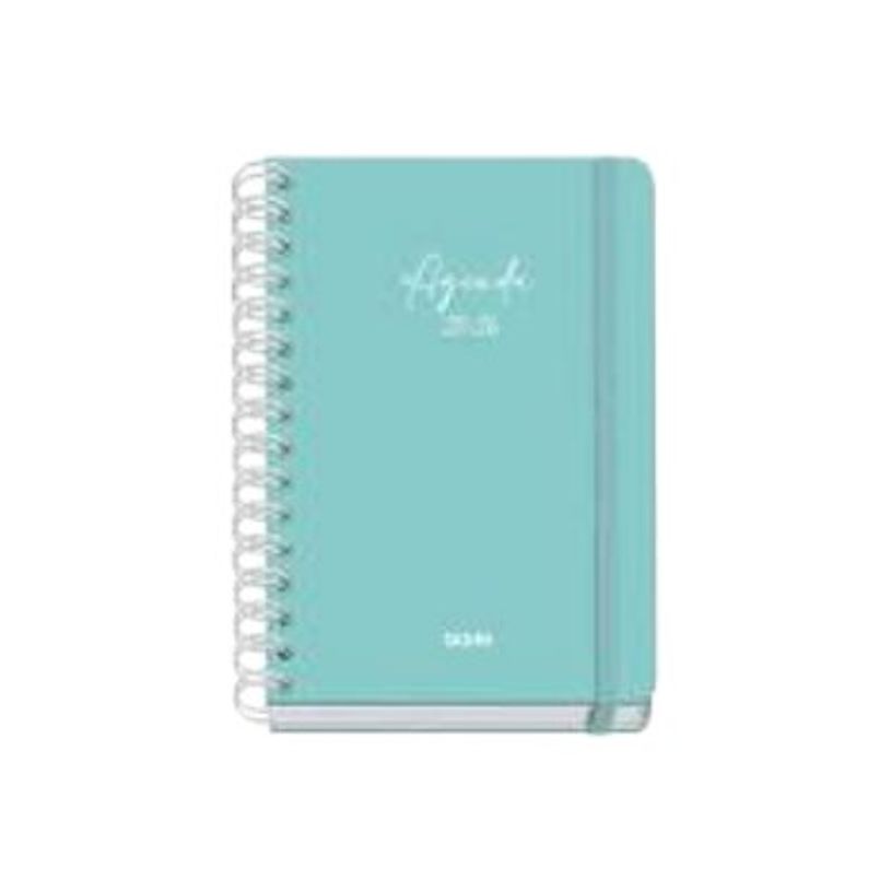 8421938519341-Dohe Serenity - Agenda - 2025-2026 - semainier - reliure à anneaux métalliques - A5 (150 x 210 mm) - 72 feuilles - vert - carton -P_405247064_2-0