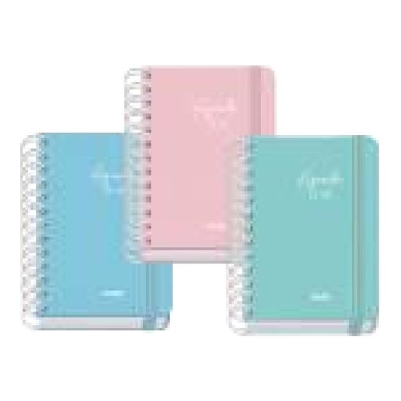 8421938519372-Dohe Serenity - Agenda - 2025-2026 - 1 jour par page - reliure à anneaux métalliques - A6 (120 x 170 mm) - 152 feuilles - rose - carton -P_405247089_2-0