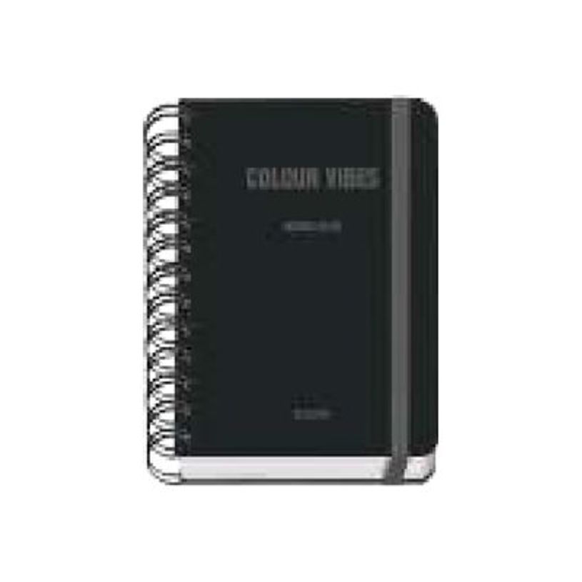 8421938520217-Dohe Colour Vibes - Agenda - 2025-2026 - 1 jour par page - reliure à anneaux métalliques - A6 (120 x 170 mm) - 152 feuilles - noir - carton -P_405247095_2-0