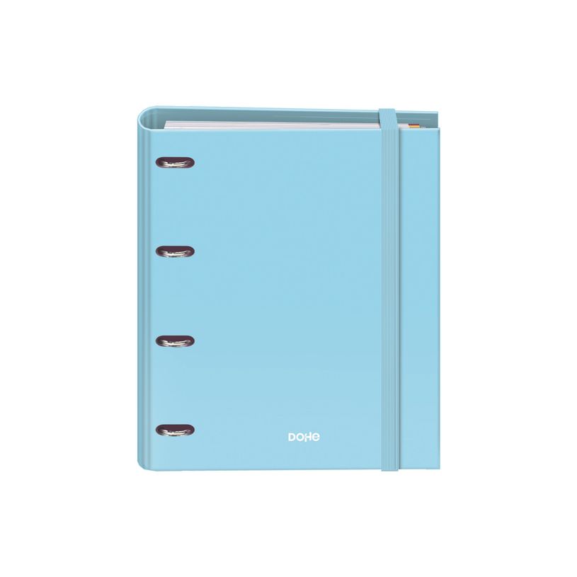 8421938519204-Dohe Serenity - Classeur à anneaux - largeur de dos : 40 mm - pour A4 (210 x 297 mm) - bl-P_405247132_3-1