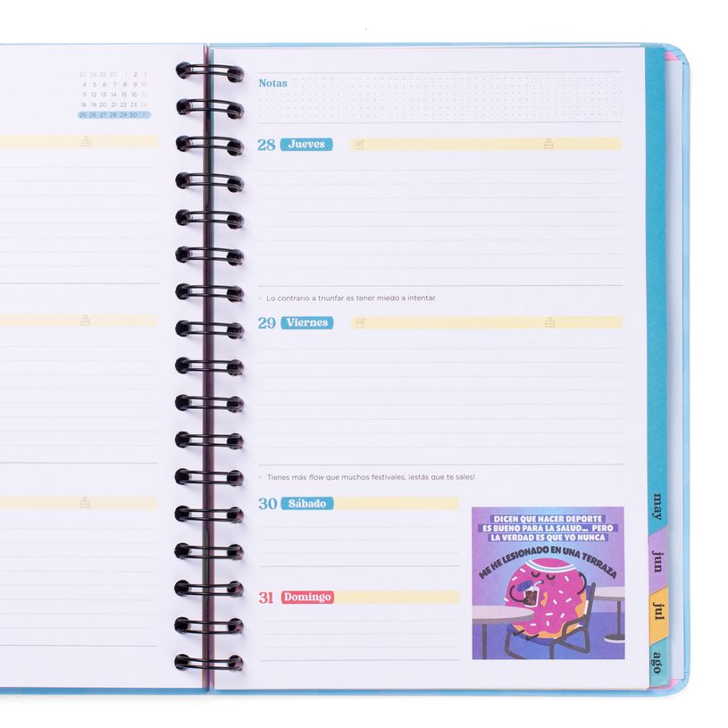 8445641063748-Mr. Wonderful Wonder - Agenda - 2025-2026 - semainier - reliure à anneaux métalliques - 160 -P_405248740_4-2