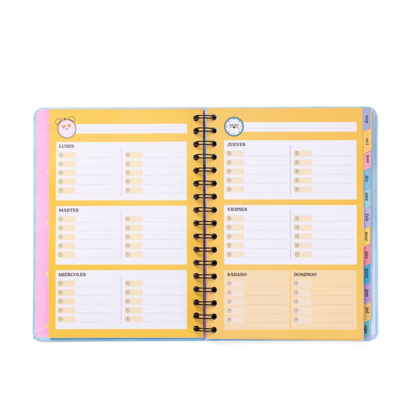8445641063748-Mr. Wonderful Wonder - Agenda - 2025-2026 - semainier - reliure à anneaux métalliques - 160 -P_405248740_5-3