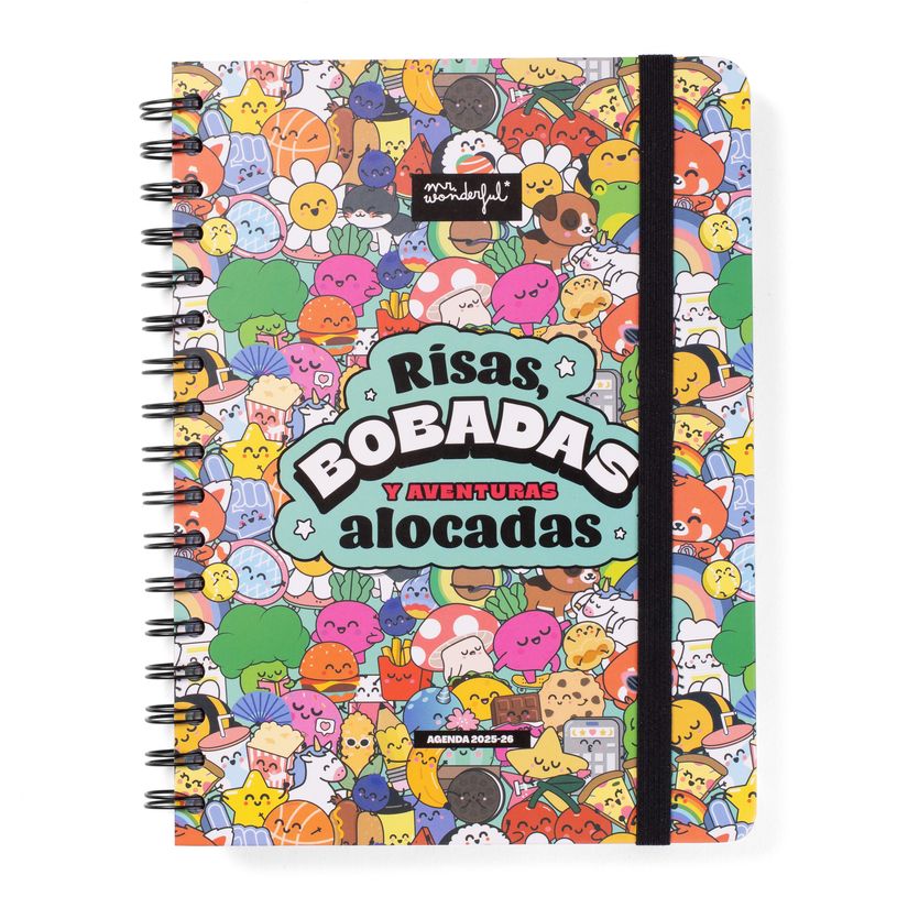 8445641063687-Mr. Wonderful Bo-Bo - Agenda - 2025-2026 - semainier - reliure à anneaux métalliques - 160 pages - Risas-P_405248742_2-0