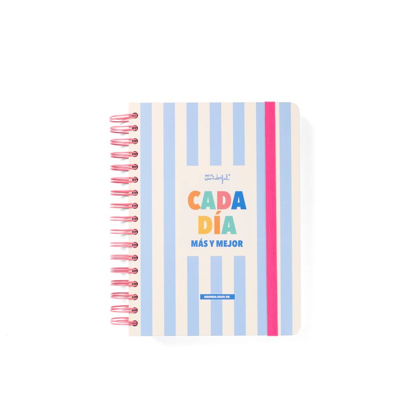 8445641063267-Mr. Wonderful Wonder - Agenda - 2025-2026 - 1 jour par page - reliure à anneaux métalliques - 368 -P_405248745_2-0