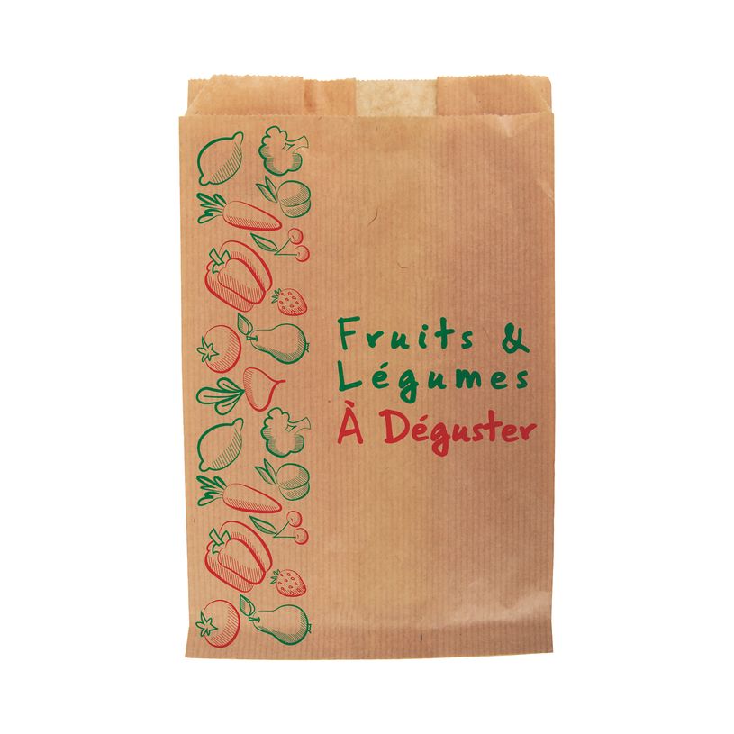 3434030001848-1000 Sacs kraft fruits 3 kg - 22 + 9 x 34 cm--0