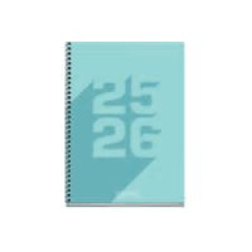 8422593269794-Miquelrius School Basic Plus - Agenda - 2025 - 2026 - semainier - reliure à spirale - 4° - 150 x 213 mm - bleu - carton -P_405249201_1-0