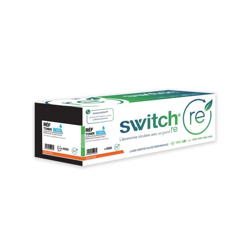 3701645553353-Cartouche laser compatible Brother TN248XL - cyan - Switch--0