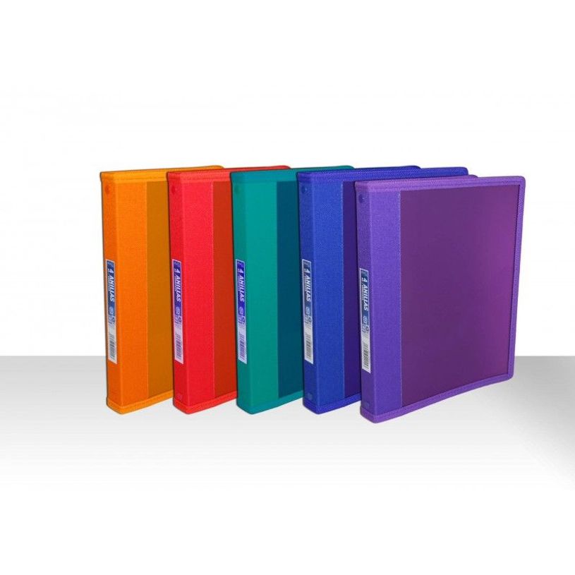 8435258471159-Office Box Supra - Classeur à anneaux - pour A4 Plus - noir, bleu, violet, rouge, vert (pack-P_505839_1-0