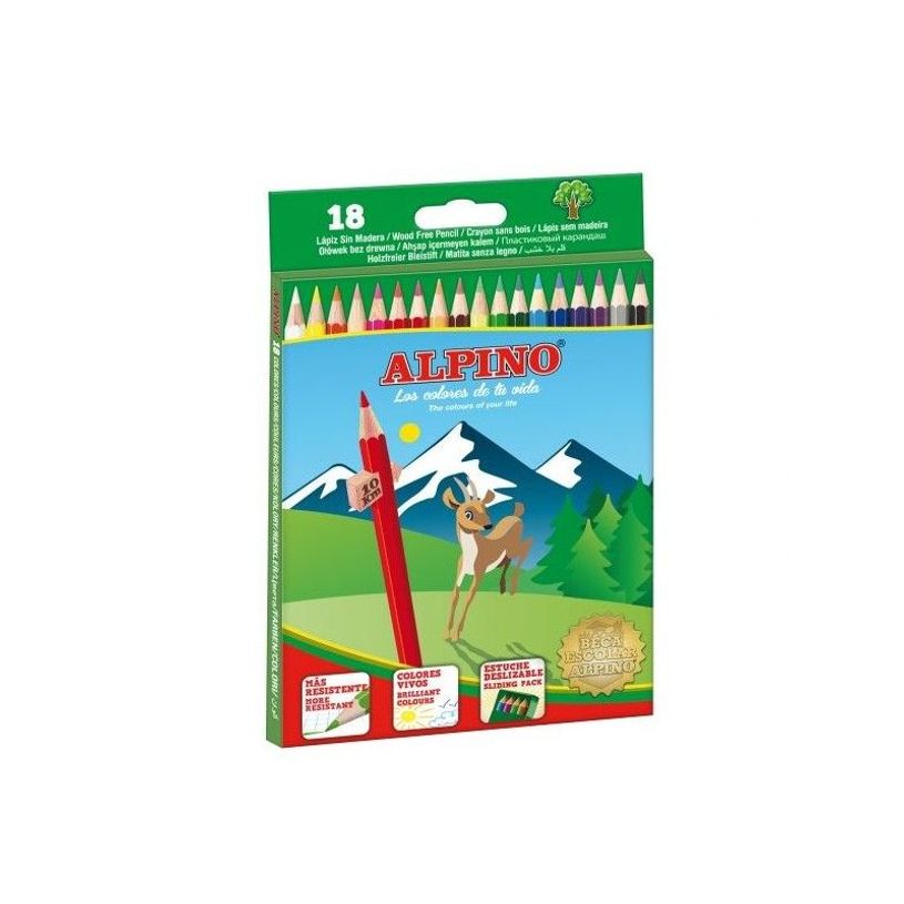 8413240006565-ALPINO - Crayon de couleur - mine - couleurs assorties (pack de 18)-P_507569_1-0