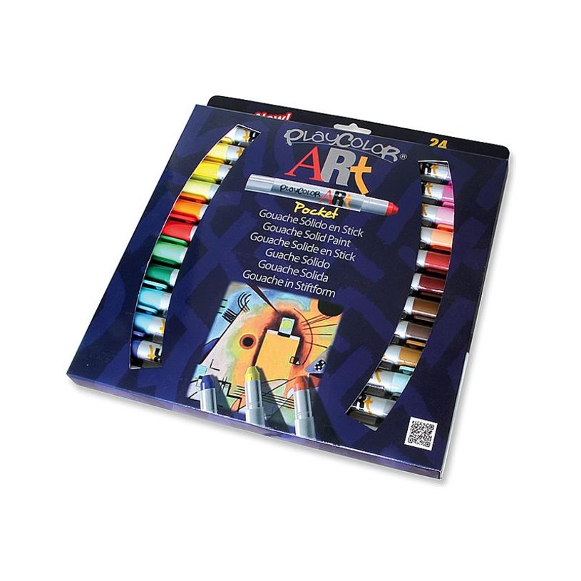 8414213582710-Playcolor ART One - Marqueur - gouache - pour toile, carton, bois - couleurs assorties (pack -P_509933_3-0