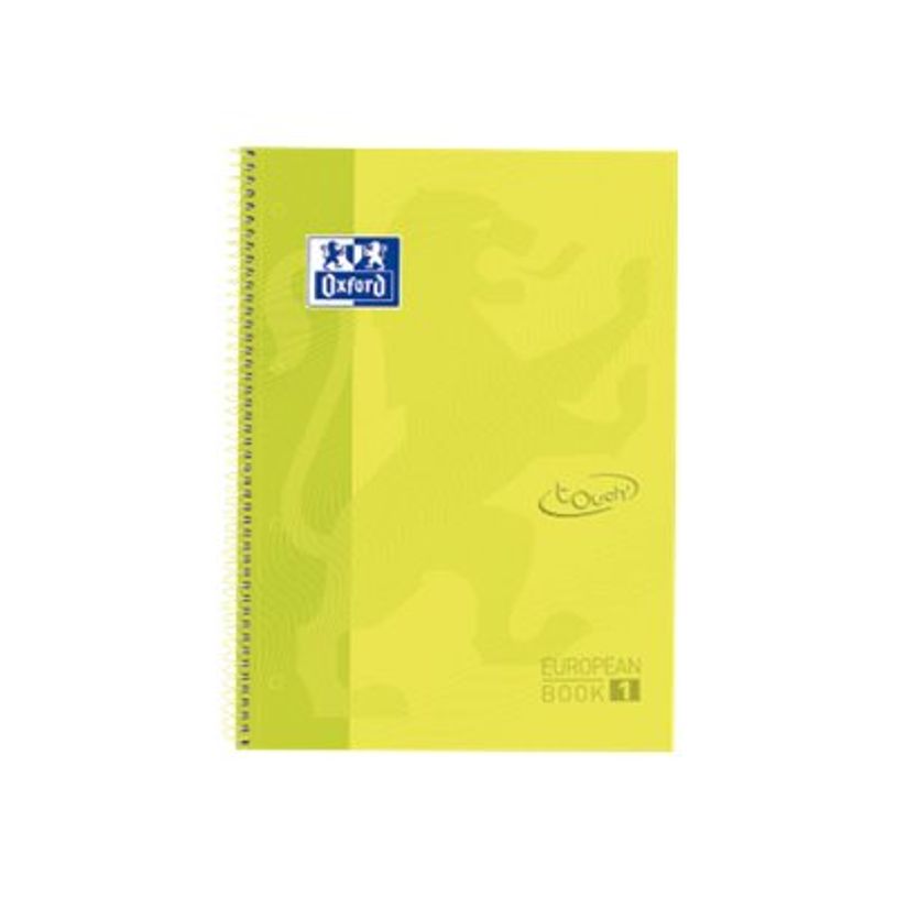 8412771015305-Oxford Touch' - Cahier à spirale 24 x 32 cm - 160 pages - petits carreaux (5x5 mm) - citron-P_562225_1-0