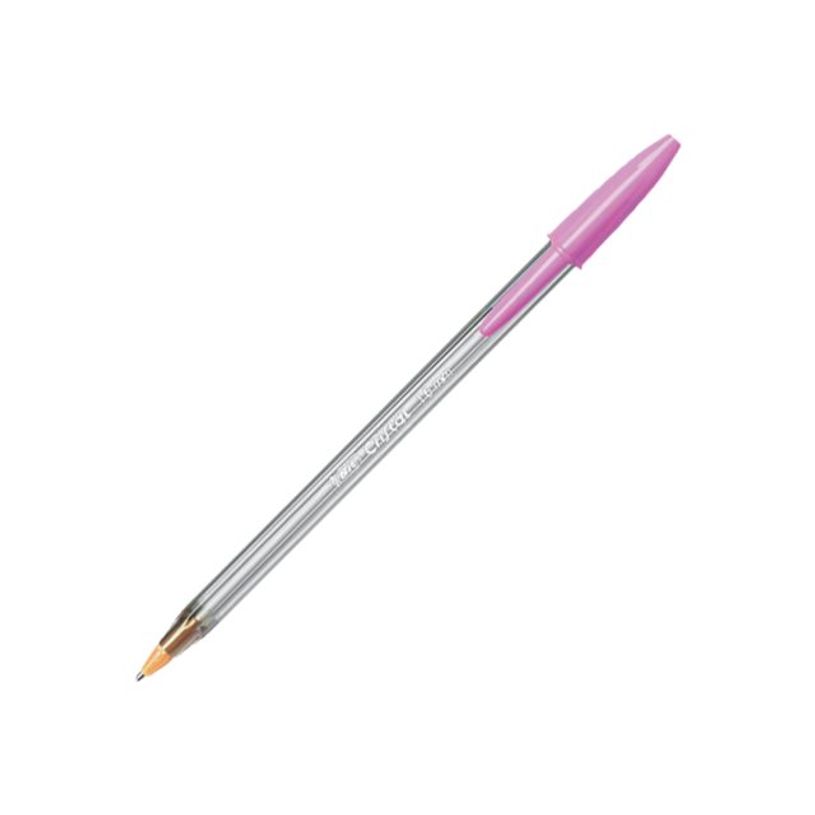3086123434356-BIC Cristal Fun - Stylo à bille - orange - 1,6 mm - pointe moyenne-P_580807_1-0