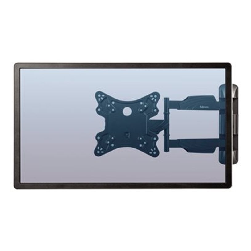 0043859727995-Fellowes - Support - pour TV - noir - Taille d'écran : jusqu'à 55 pouces - montable sur mur-P_604654_4-3