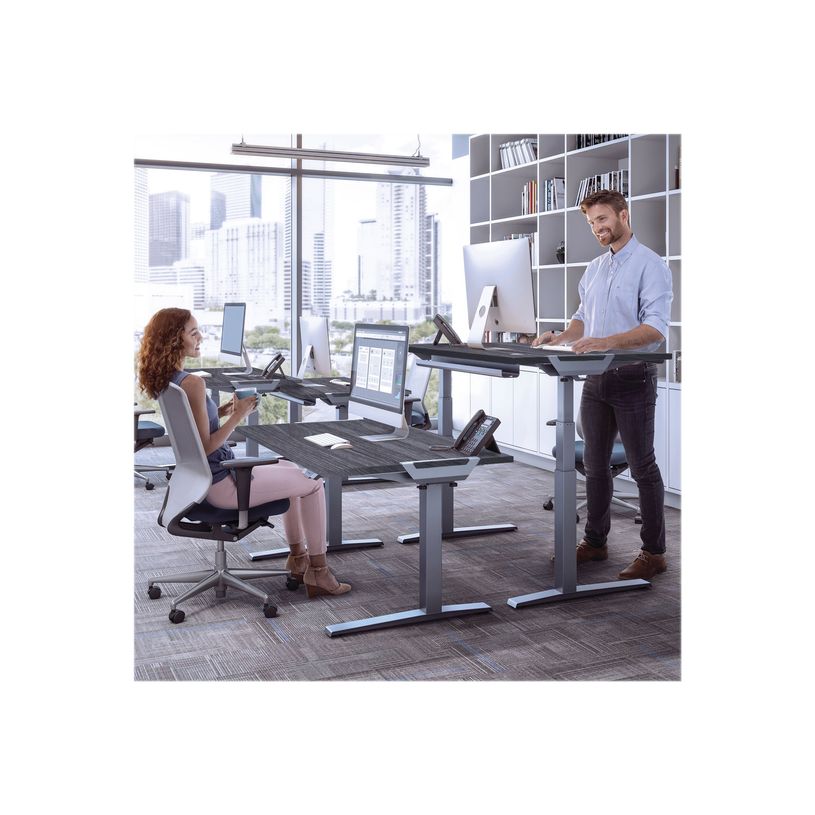 0043859744961-Fellowes - Plateau pour bureau Assis-Debout Levado/Cambio - L140 cm - chêne-P_614991_2-7