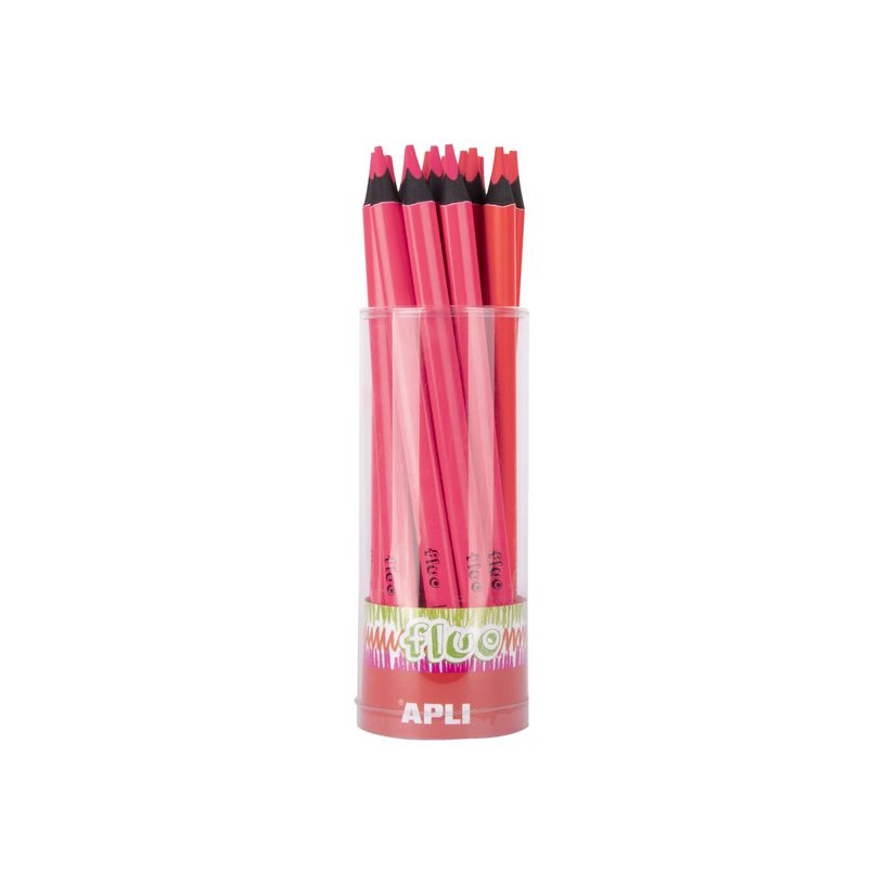 8410782175070-Apli Agipa - Crayon de couleur triangulaire Jumbo - rose fluo-P_616944_1-0