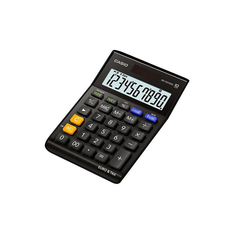 4549526605024-Casio MS-100 TER II - Calculatrice de bureau - 10 chiffres - panneau solaire, pile - noir-P_618990_1-0
