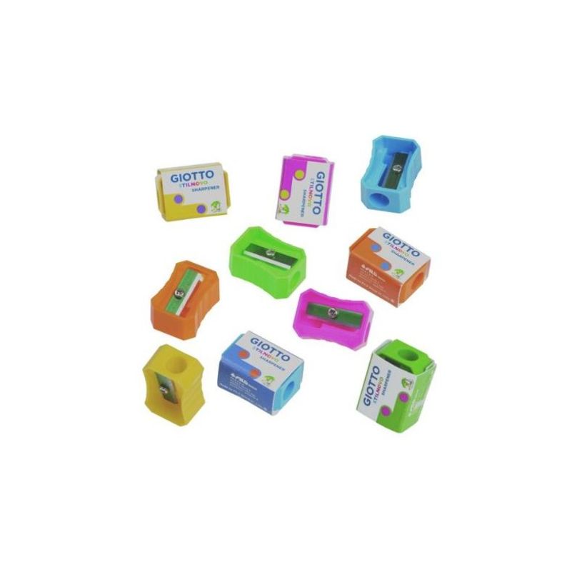 8000825027390-GIOTTO Stilnovo - Taille-crayon - couleurs fluorescentes, assorties - plastique (pack de 120)-P_619889_1-0