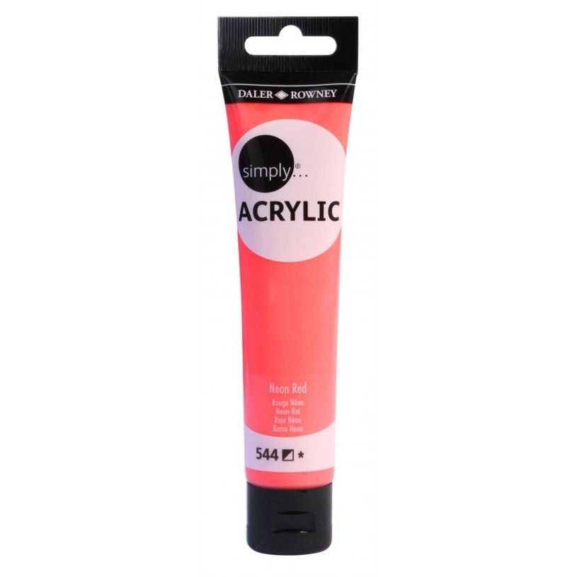 5011386109169-Simply - Peinture - acrylique à base d'eau - rouge néon - semi-opaque - 75 ml-P_620045_1-0
