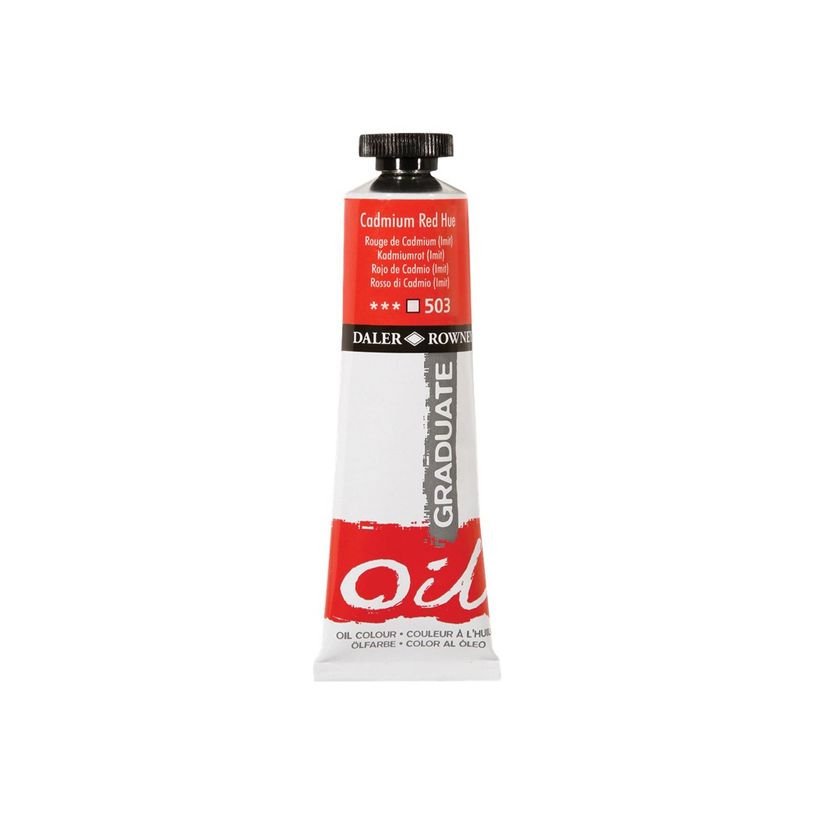 0000050807932-Daler-Rowney Graduate 503 - Peinture - peinture à l'huile - teinte rouge de cadmium - transp-P_620388_1-0