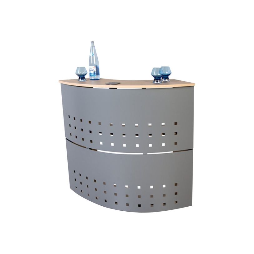 8427951994264-Rocada Welcome - Composant de bureau de réceptionniste - quart de tour - hêtre - gris, RAL -P_622210_1-0