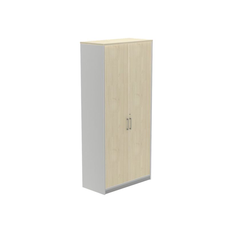 8427951996299-rocada STORE - Armoire - 4 étagères - 2 portes - mélamine - hêtre, aluminium-P_622411_1-0