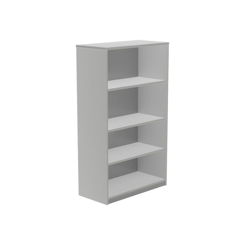 8427951996381-rocada STORE - Bibliothèque - 3 étagères - mélamine - gris, aluminium-P_622428_1-0