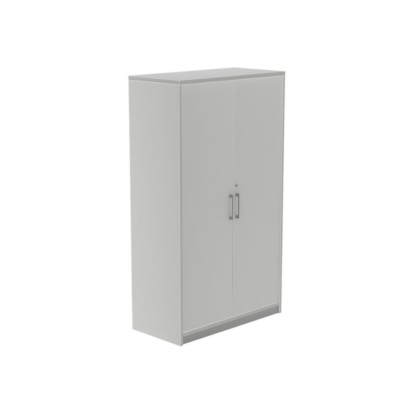 8427951996626-rocada STORE - Armoire - 3 étagères - 2 portes - mélamine - gris, aluminium-P_622476_1-0