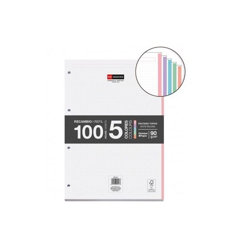8422593090176-Miquelrius Emotions - Recharge pour bloc-notes - A4 (210 x 297 mm) - 100 feuilles / 200 pages-P_670817_1-0