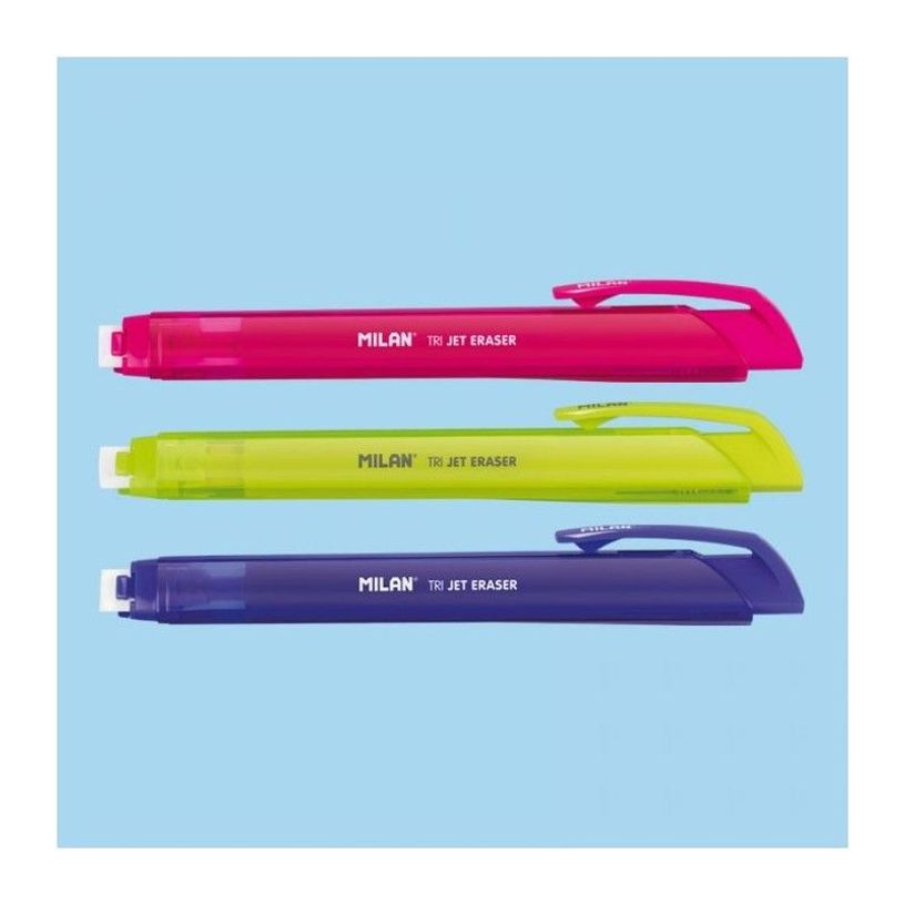 8411574028628-MILAN Tri Jet Acid series - Porte-gomme - bleu, jaune, rose - plastique (pack de 21)-P_676429_1-0