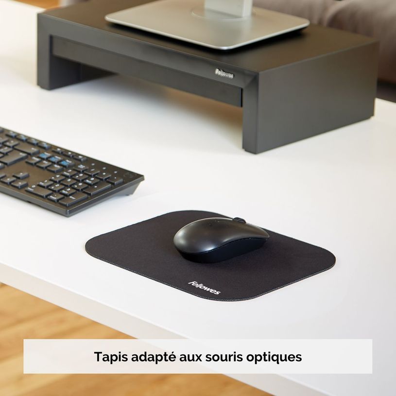 077511580246-Fellowes - Tapis de souris basique - Noir-P_79136400_4-3