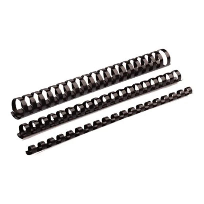 0400791407154-Fellowes - 100 anneaux de reliure en plastique - 8 mm - jusqu'à 40 feuilles - noir-P_79140715_1-0