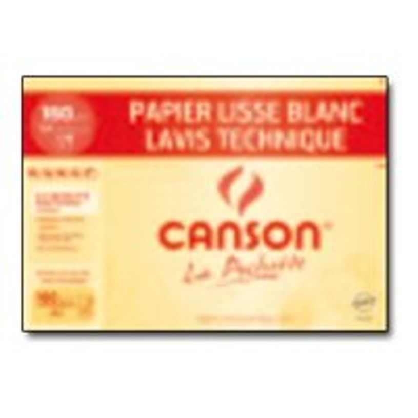 3148950371034-CANSON - Papier technique - A3 - 10 feuilles - 160 g/m² - blanc bristol-P_79144773_1-0