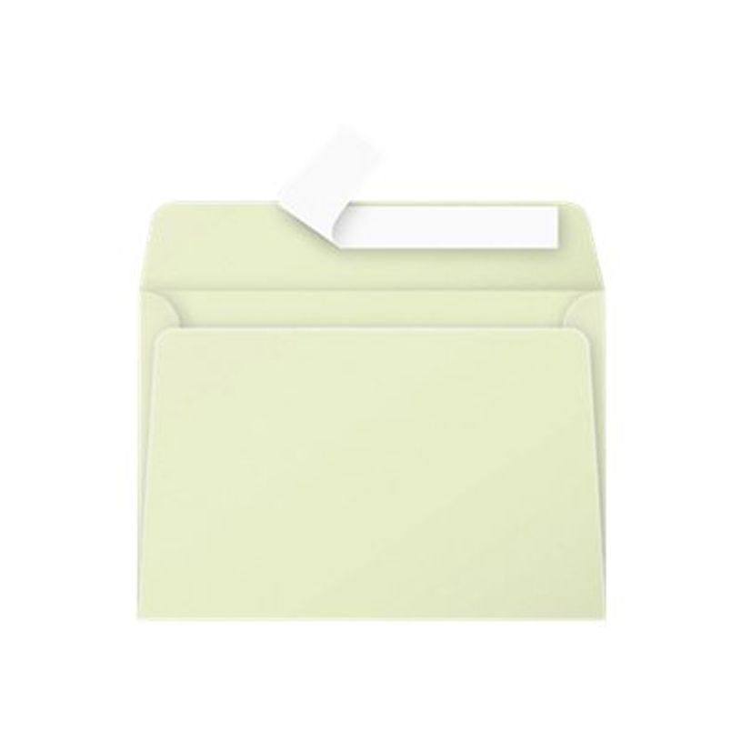 3329680554762-Pollen - 20 Enveloppes - 114 x 162 mm - 120 g/m² - vert bourgeon-P_79146757_1-0