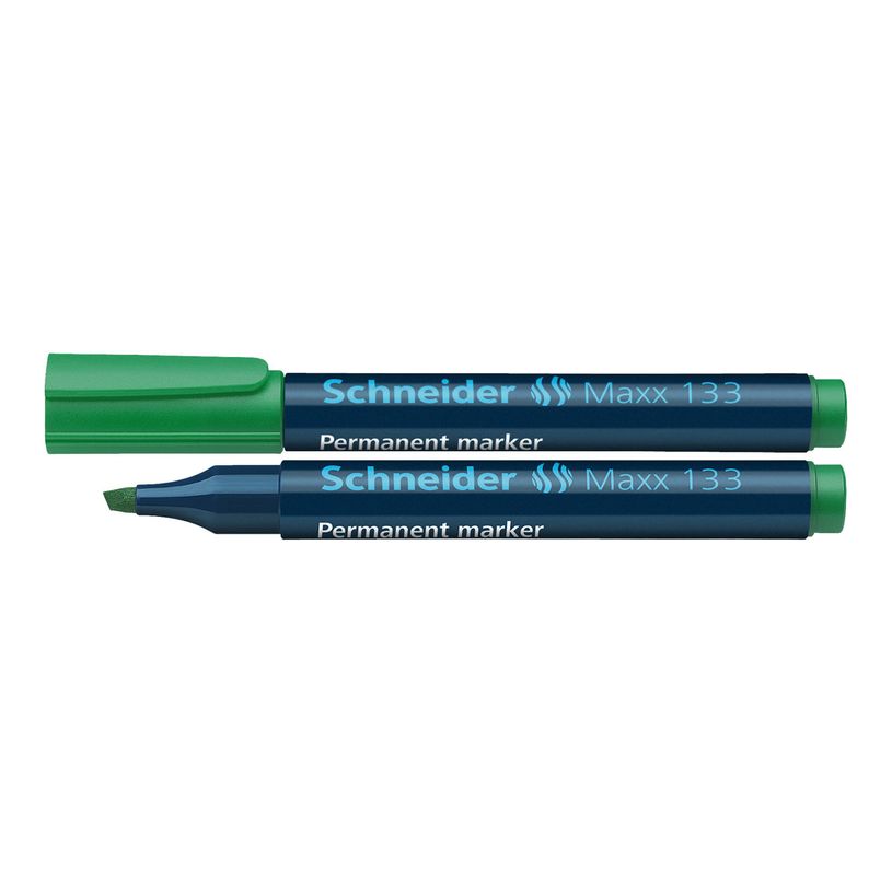 4004675006585-Schneider Maxx 133 - Marqueur - permanent - pointe biseau - vert - 1- 4 mm-P_79153311_1-0