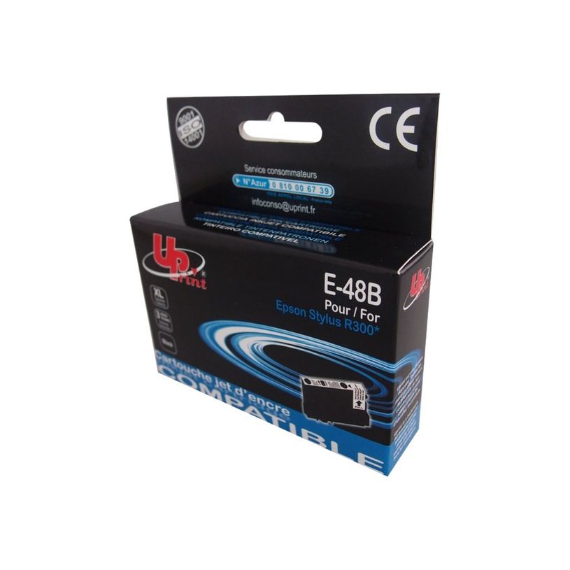 3584770881023-Cartouche compatible Epson T0481 Hippocampe - noir - UPrint E.48B  -P_79359272_1-0
