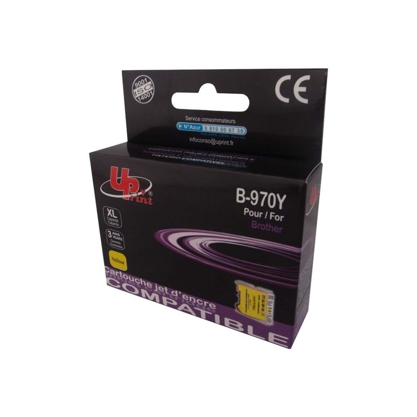 3584770881405-Cartouche compatible Brother LC1000/LC970 - jaune - Uprint-P_79359310_1-0