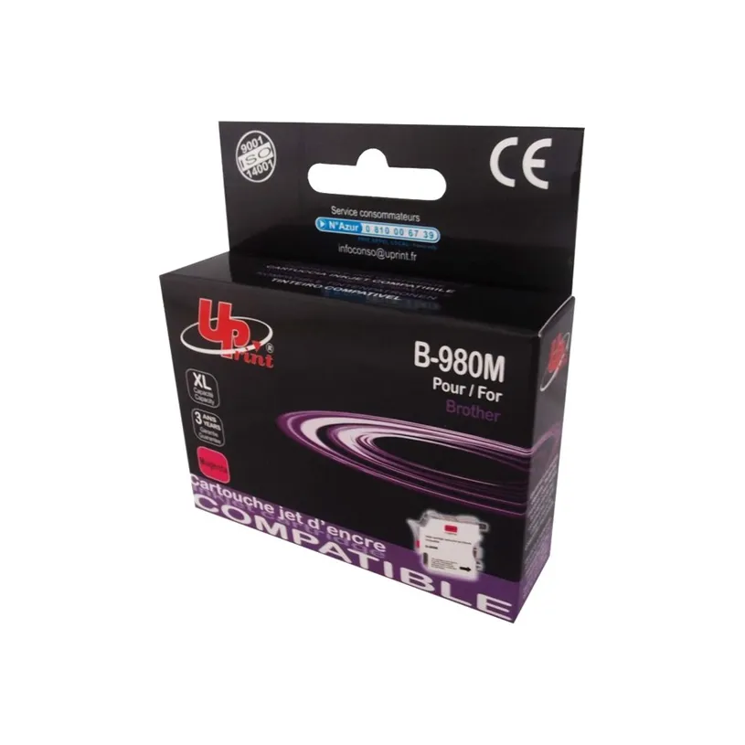 3584770881788-Cartouche compatible Brother LC1100/LC980 - magenta - Uprint-P_79359339_1-0