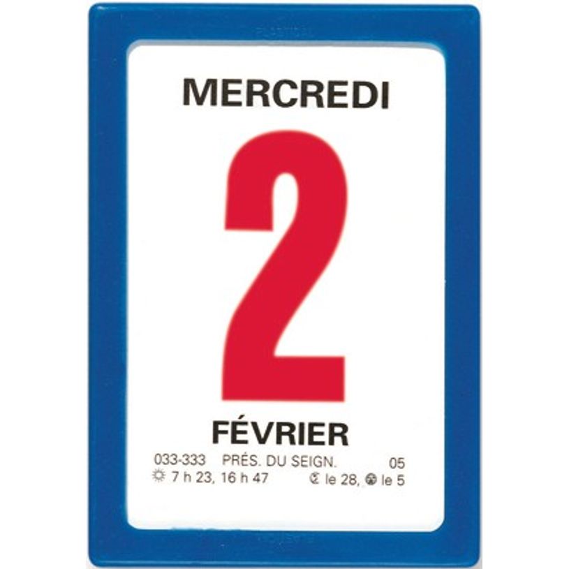 3664447125800-Oberthur Classique - Ephéméride bleu - 6,3 x 9,2 cm-P_79360103_1-0