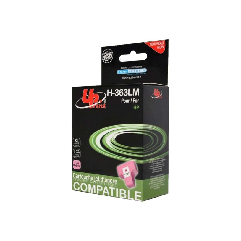 3584770880378-Cartouche compatible HP 363 - magenta clair - Uprint-P_79361984_1-0