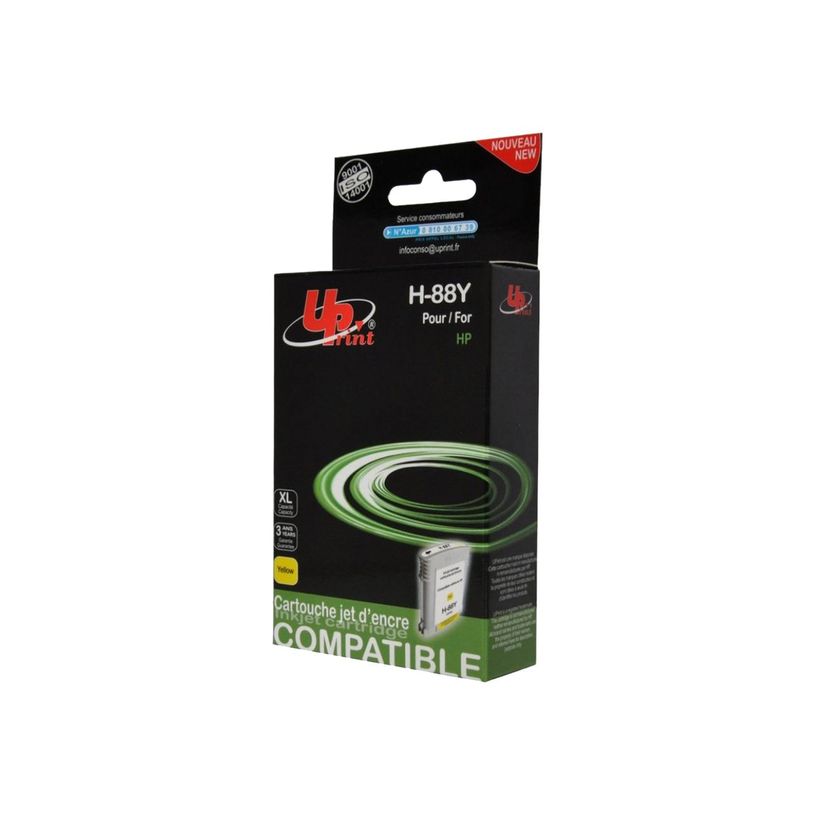 3584770880484-Cartouche compatible HP 88XL - jaune - Uprint-P_79361995_1-0