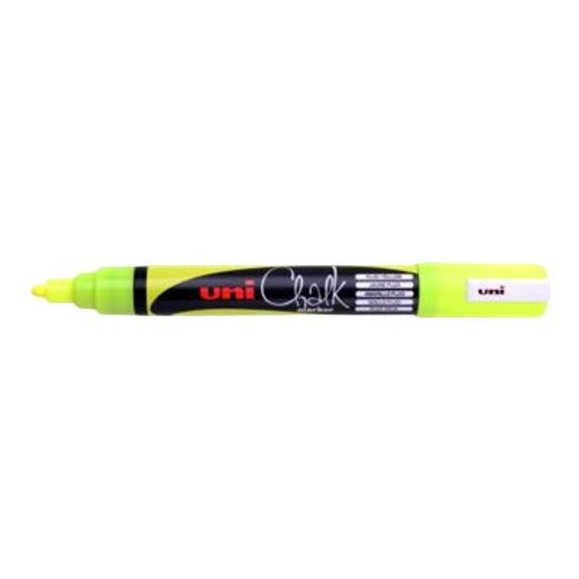 4902778140024-UNI CHALK - Marqueur craie - pointe moyenne conique - jaune-P_79367471_1-0