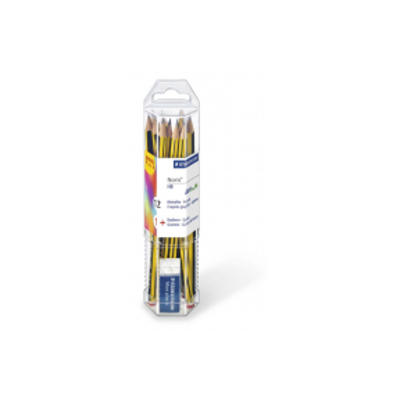 4007817611265-STAEDTLER Noris - Pack de 12 Crayons à papier - HB - 2 mm - avec une gomme-P_79368093_2-0