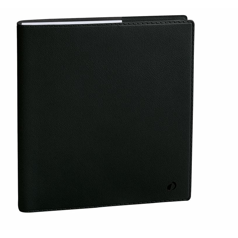 3371010335473-Agenda Toscana Executif avec répertoire - 1 semaine sur 2 pages - 16 x 16 cm - noir - Quo Vadis--0