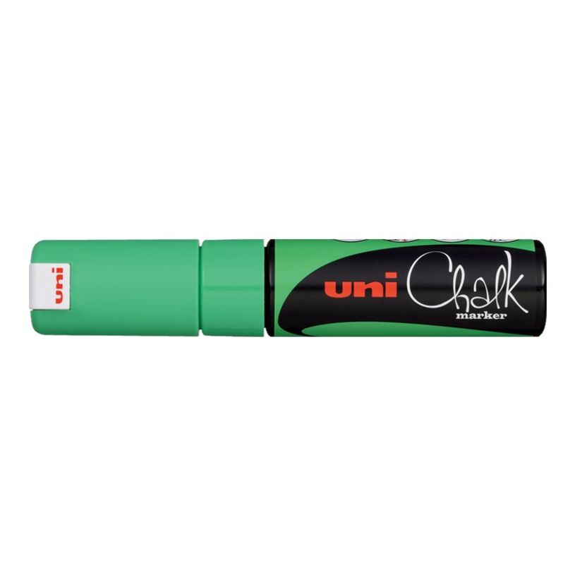 4902778140123-UNI CHALK - Marqueur craie - pointe biseau large - vert fluo-P_79377743_1-0