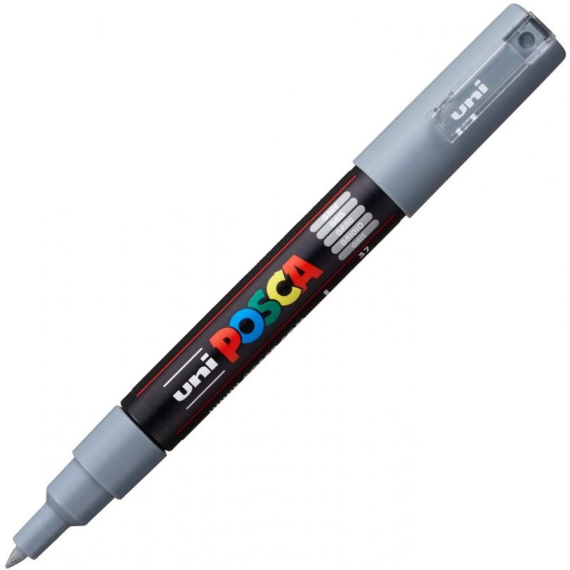 4902778167779-Posca - Marqueur peinture pointe extra fine - gris-P_79381190_1-0