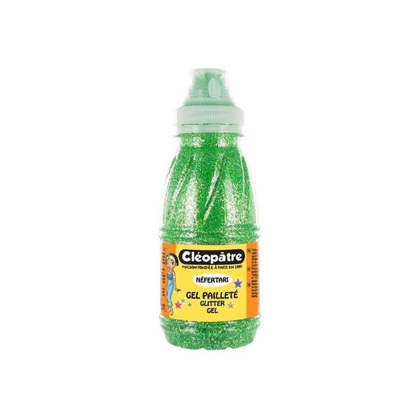 3134725003668-Cléopâtre NEFERTARI - Gel pailleté - vert - 250 ml-P_79384121_2-0
