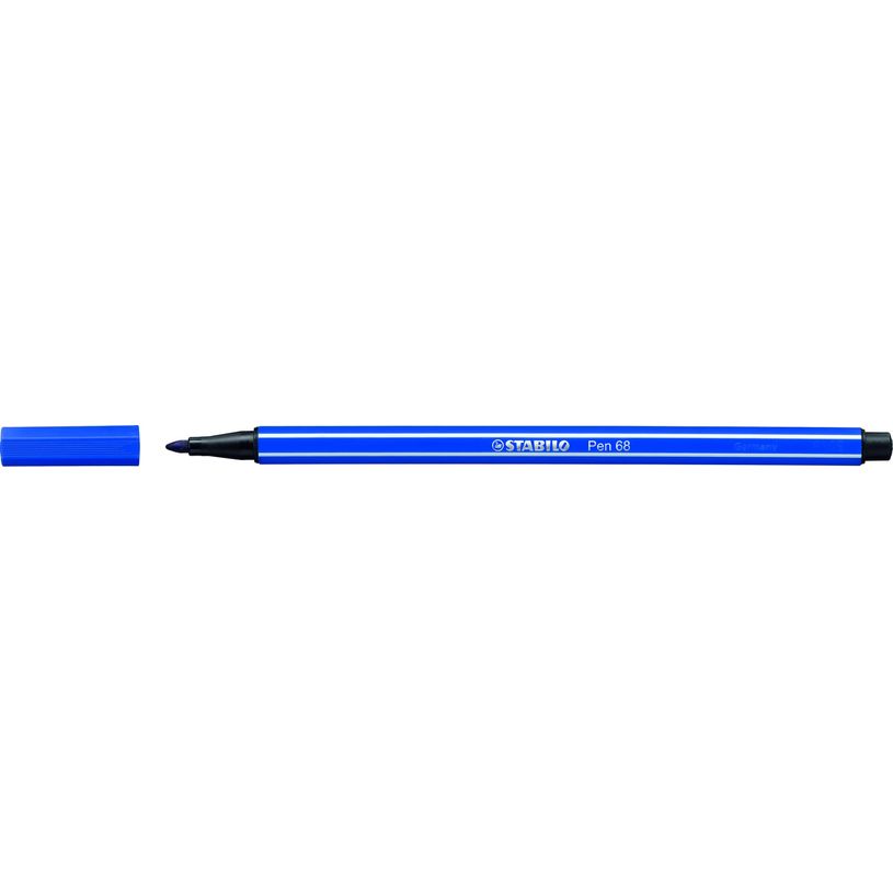 4006381333214-STABILO Pen 68 - Feutre pointe moyenne - bleu outremer-P_79386223_1-0