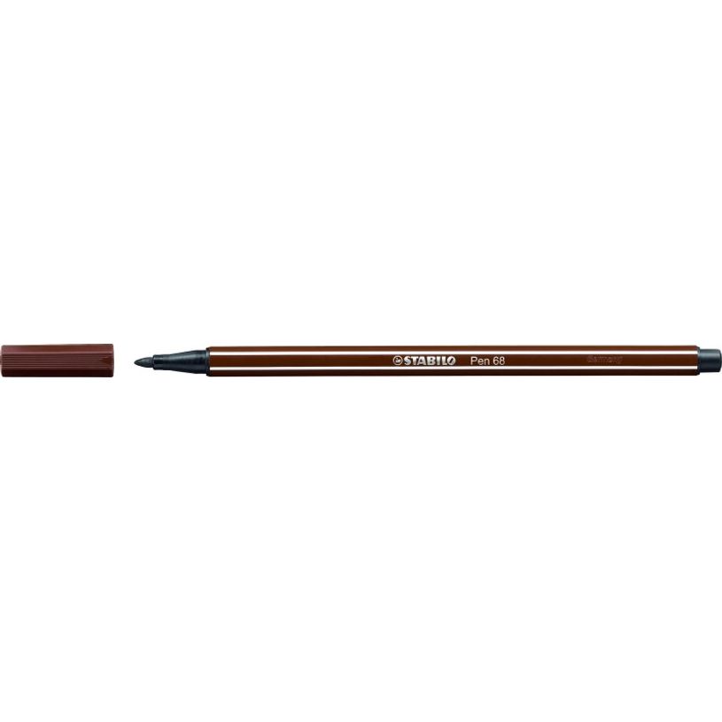 4006381333306-STABILO Pen 68 - Feutre pointe moyenne - marron-P_79386231_1-0